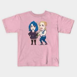 Cartoon Babes by Chris Fillhart Kids T-Shirt